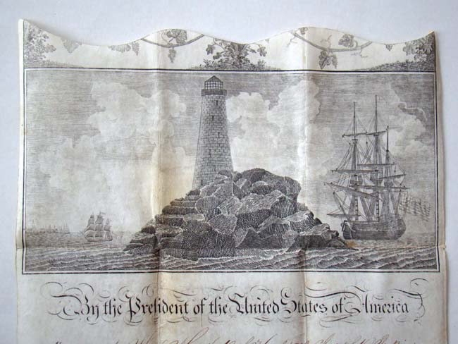 A Ships' Passport signed by President THOMAS JEFFERSON and future President JAMES MADISON on Feb. 9, 1804 — image 3